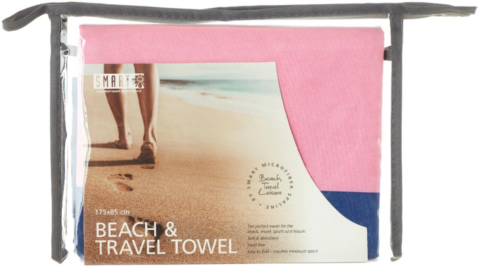 SMART Beach towel Hampton Blue/Pink