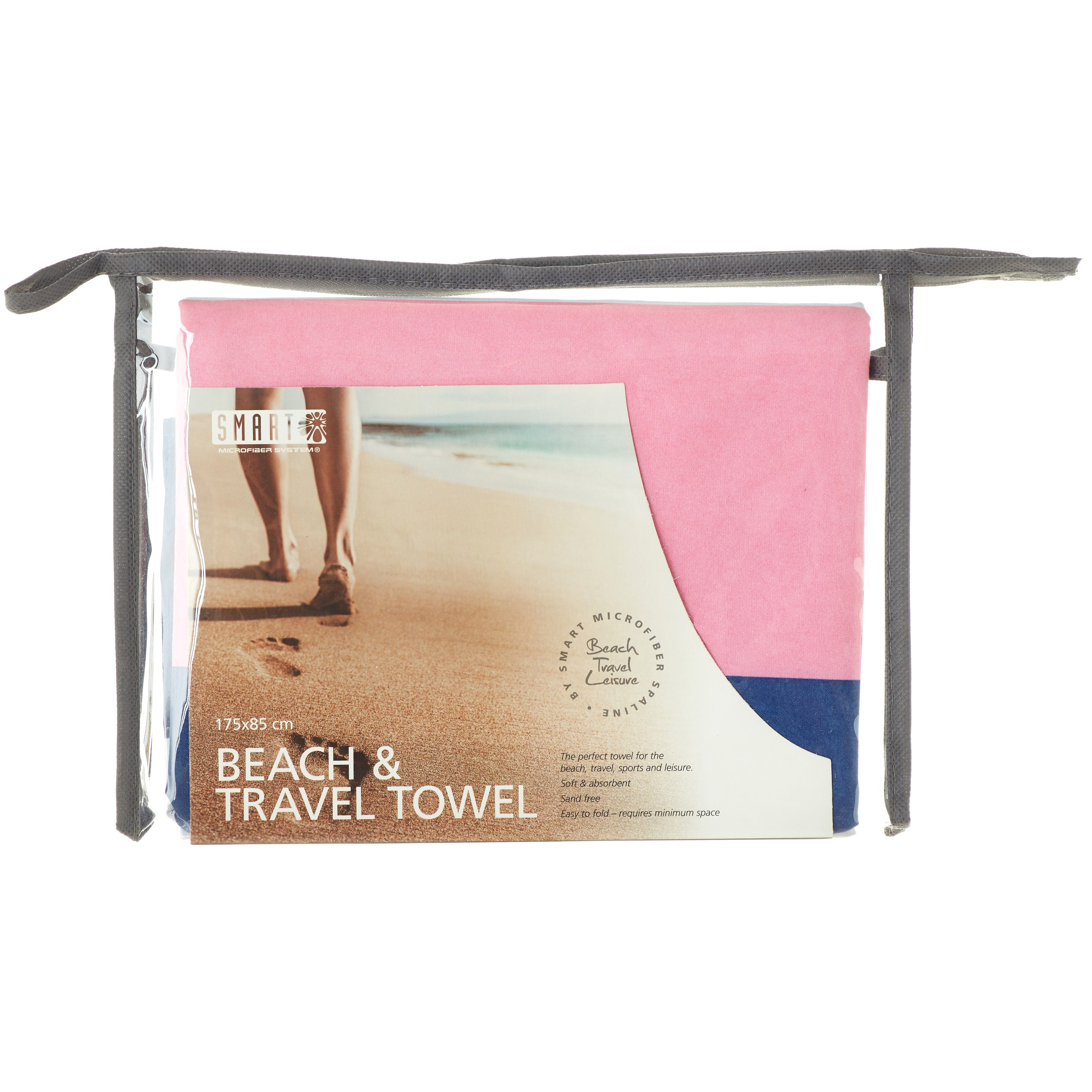 Smart Smart Spa Beach towel  blå/rosa