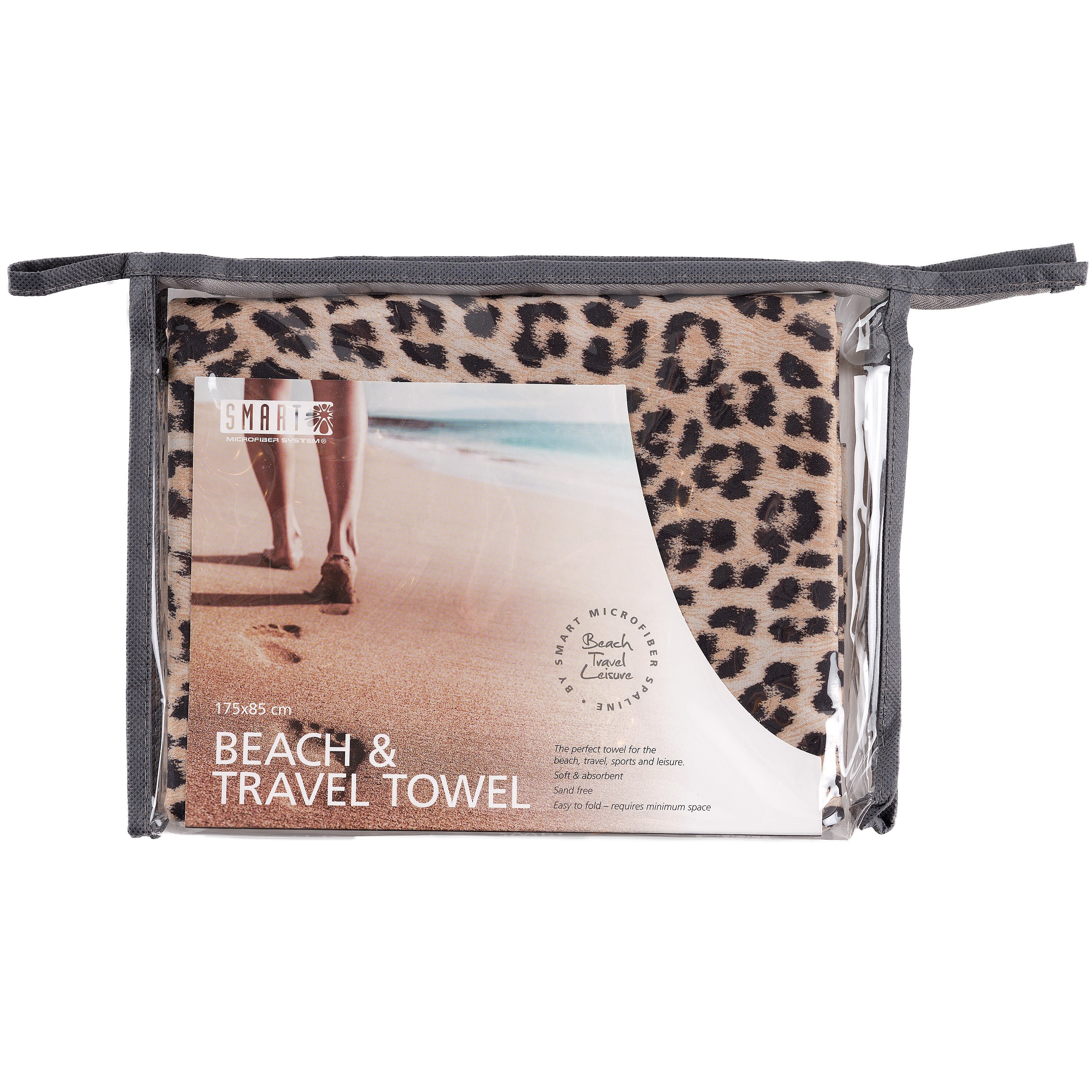 Läs mer om Smart Beach towel Leopard
