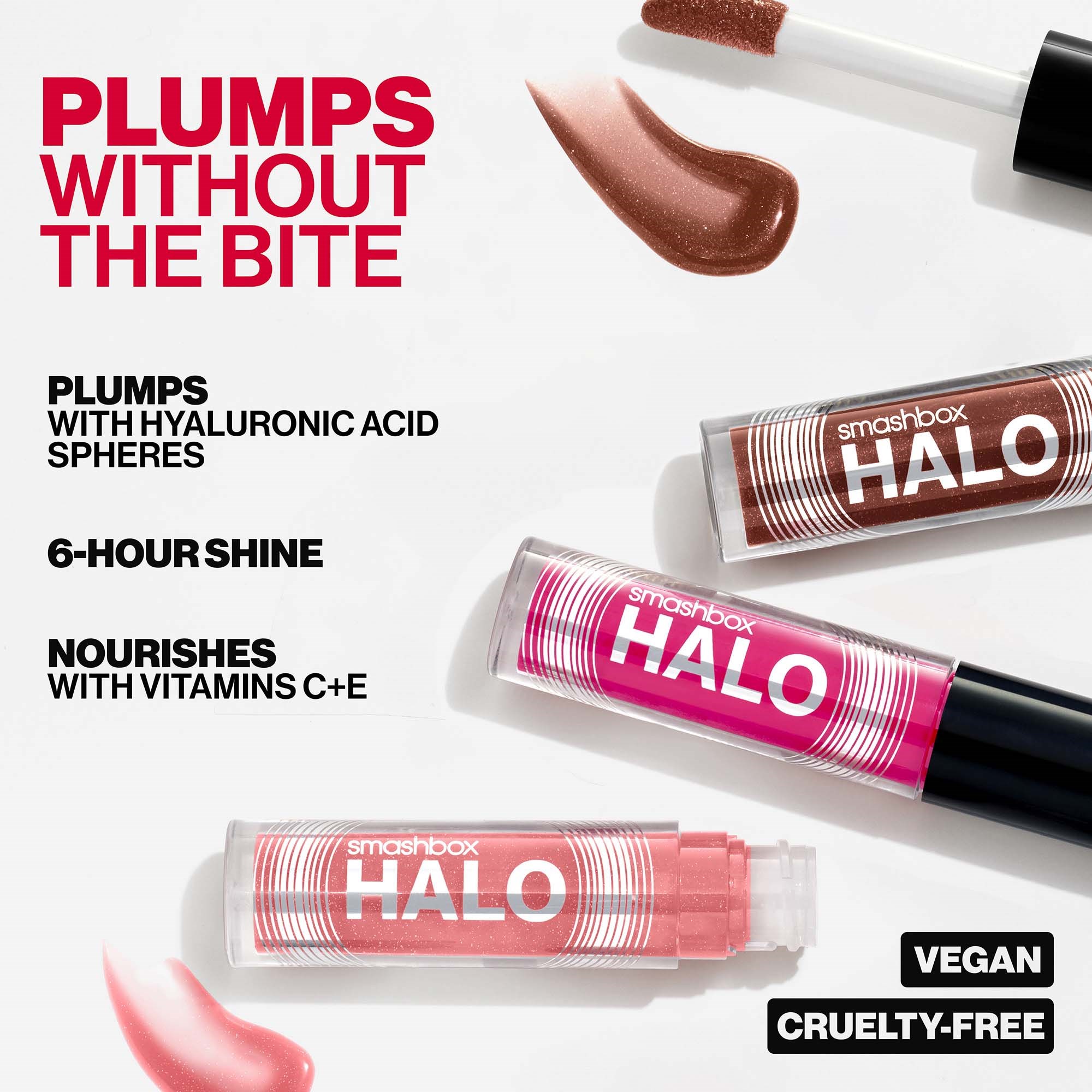 Smashbox Halo Plump + Glow Gloss Aura (obrázok 5)