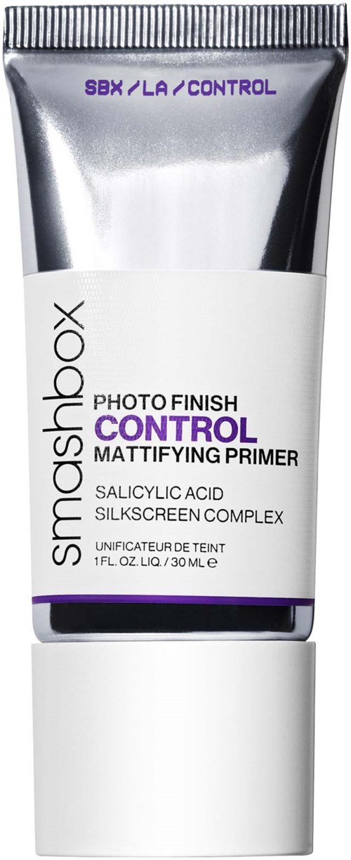 Ett rör av Smashbox Photo Finish Control matt primer med salicylsyra för oljekontroll och hudglättning.