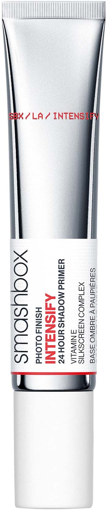 En silver tub av Smashbox Photo Finish Intensive Foundation Primer med vit och röd text.