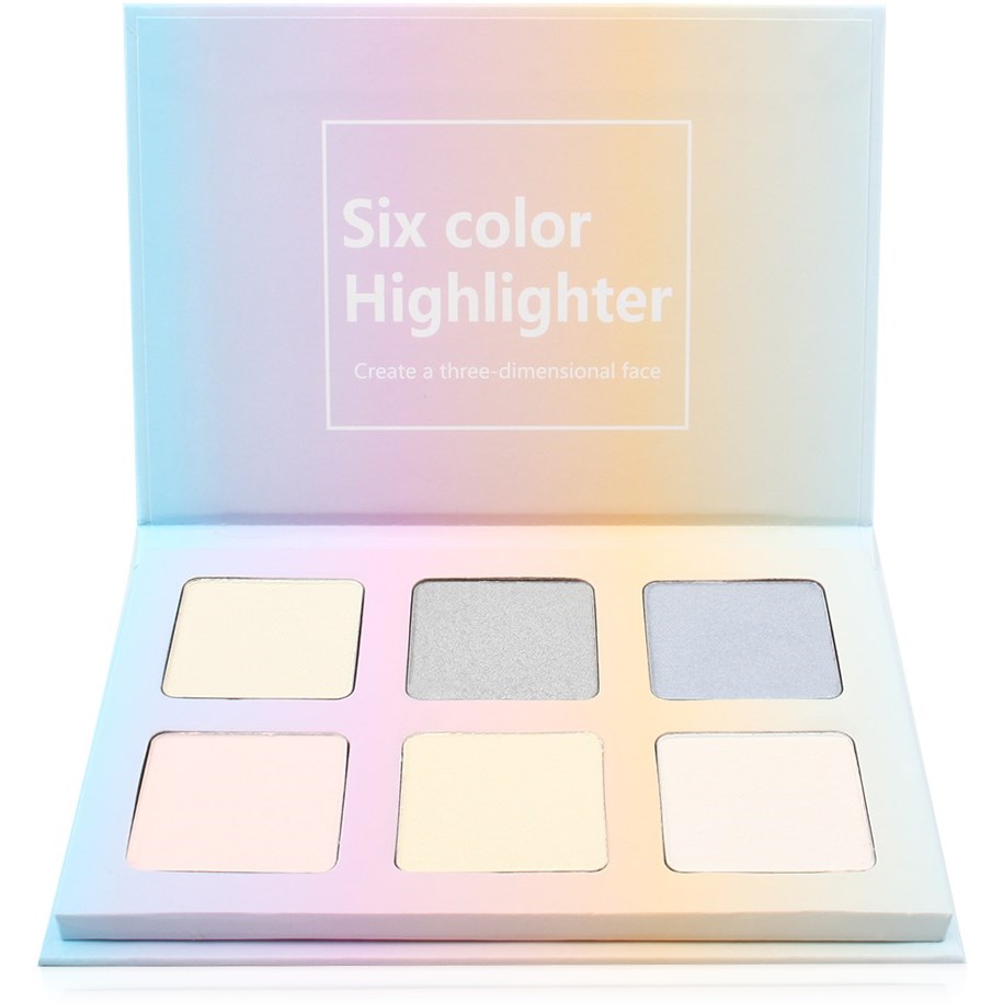 Läs mer om Smashit Cosmetics 6 Color Highlighter palette