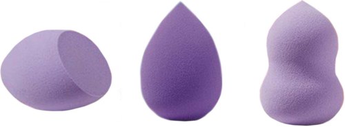 Smashit Cosmetics Triple Touch Beauty Sponges Purple
