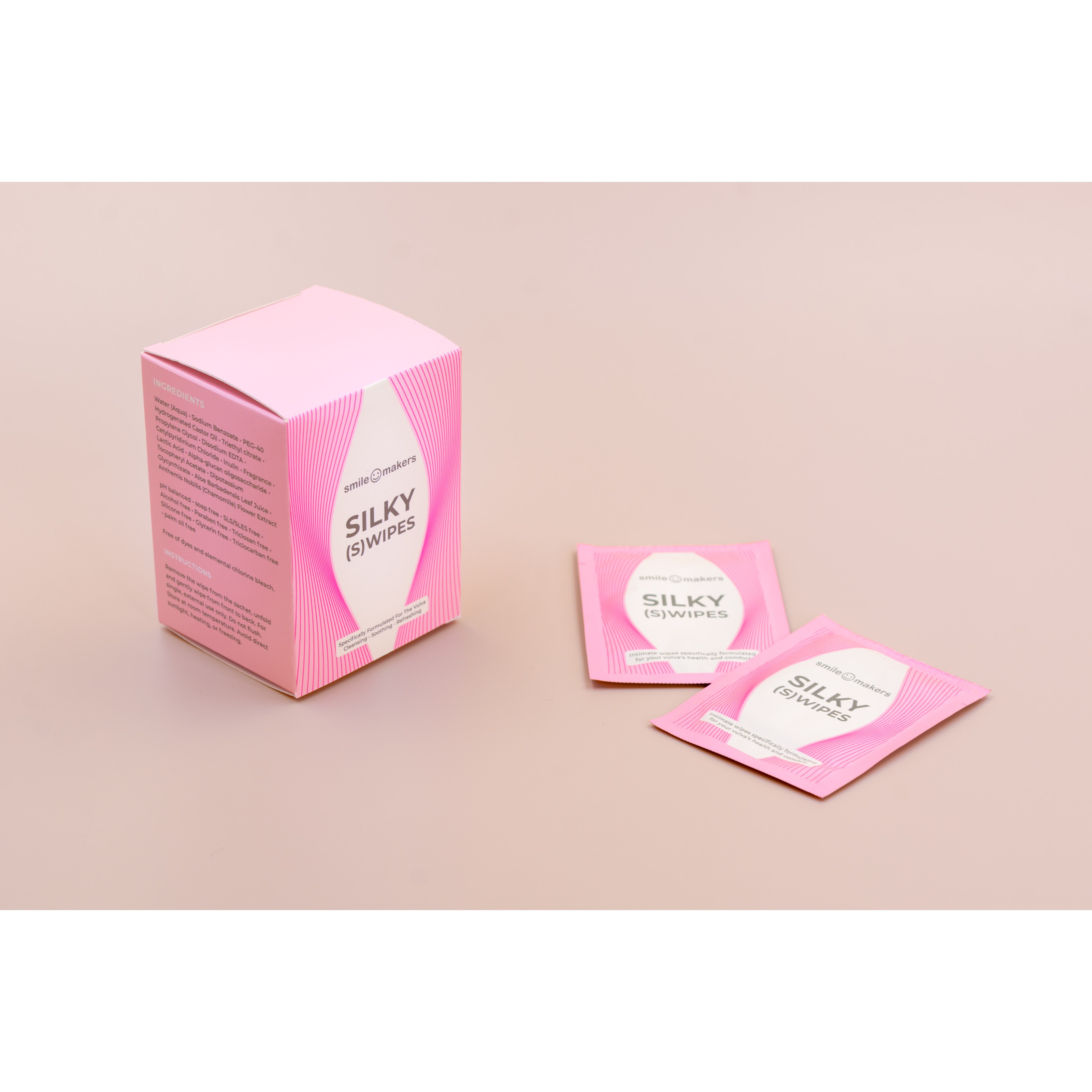 Smile Makers Initimate Wipes Silky (S)Wipes 200 g (obrázok 3)