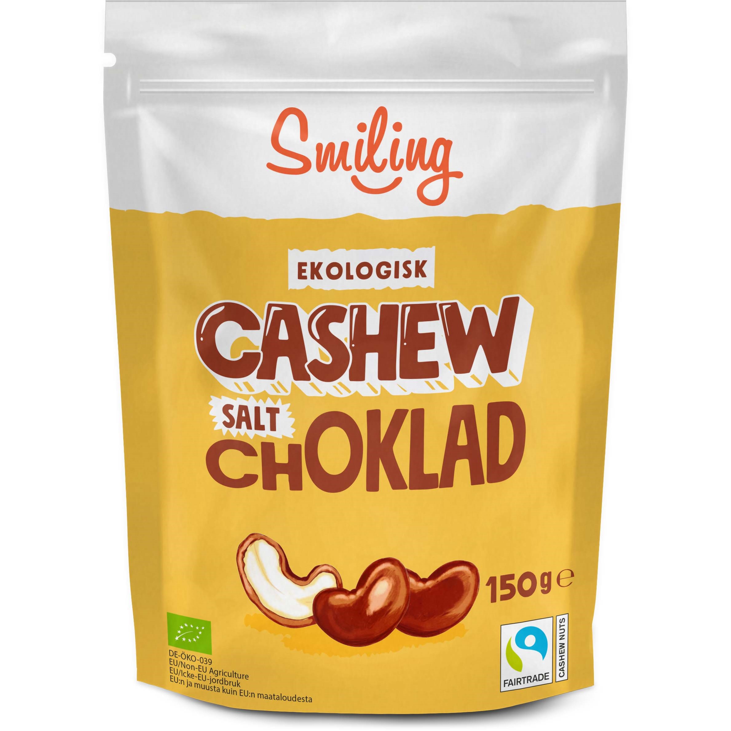 Smiling Cashew Salt Ljuschoklad 150 g