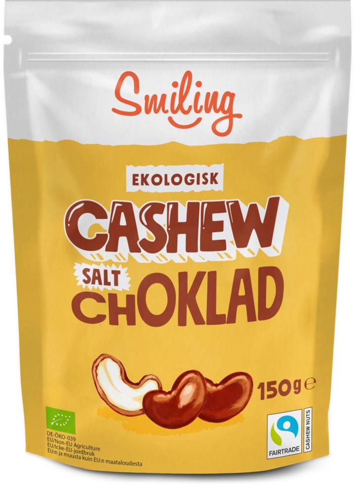 Smiling Cashew Salt Ljuschoklad 150 g