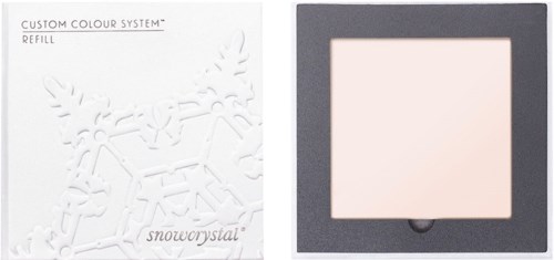To zdjęcie przedstawia zestaw do uzupełniania Snowcrystal z szarym ramieniem i białym centrum.
