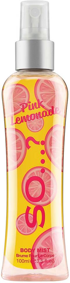 SO…? Pink Lemonade Body Mist 100 ml