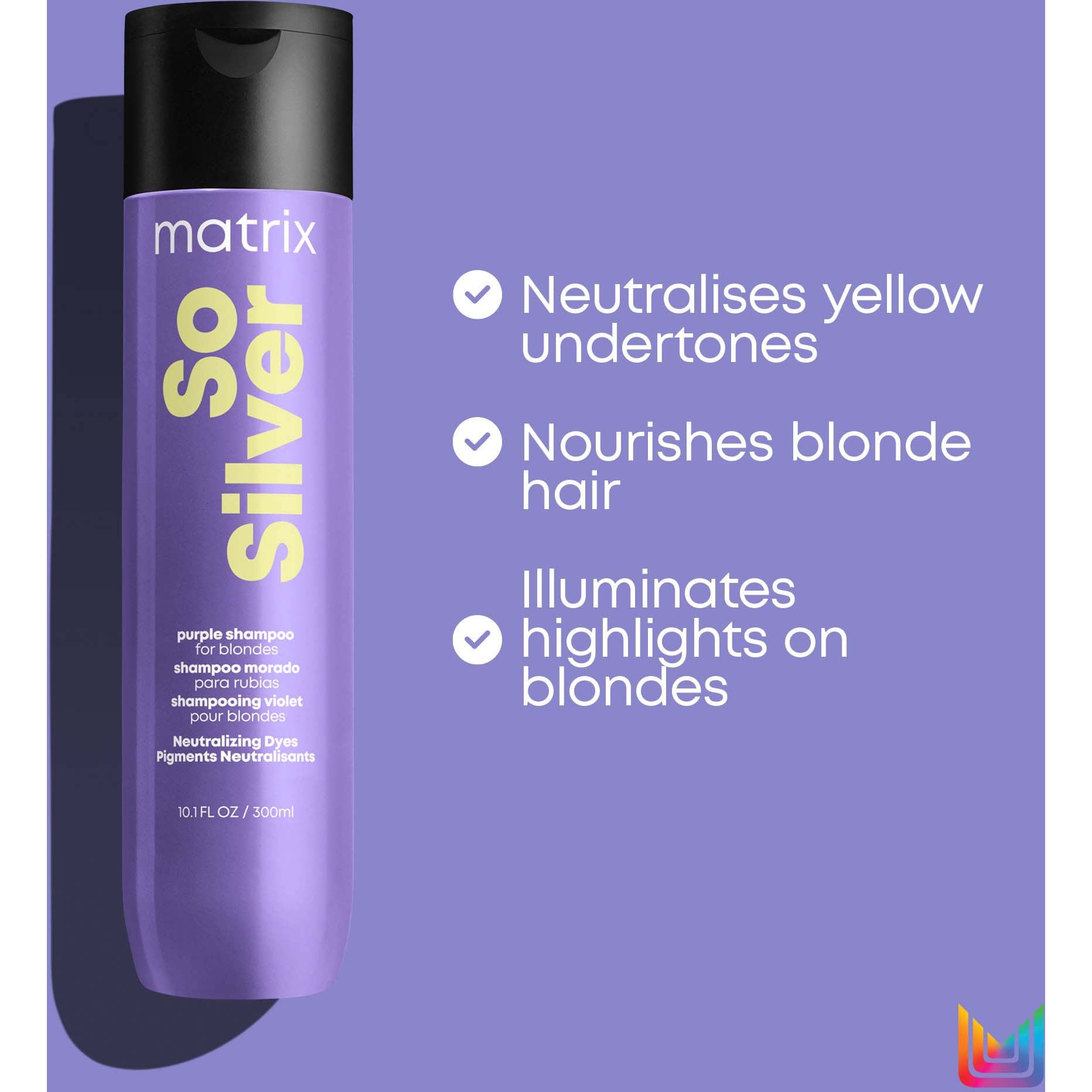 Matrix So Silver Total Results Purple Shampoo 300 ml (obrázok 3)