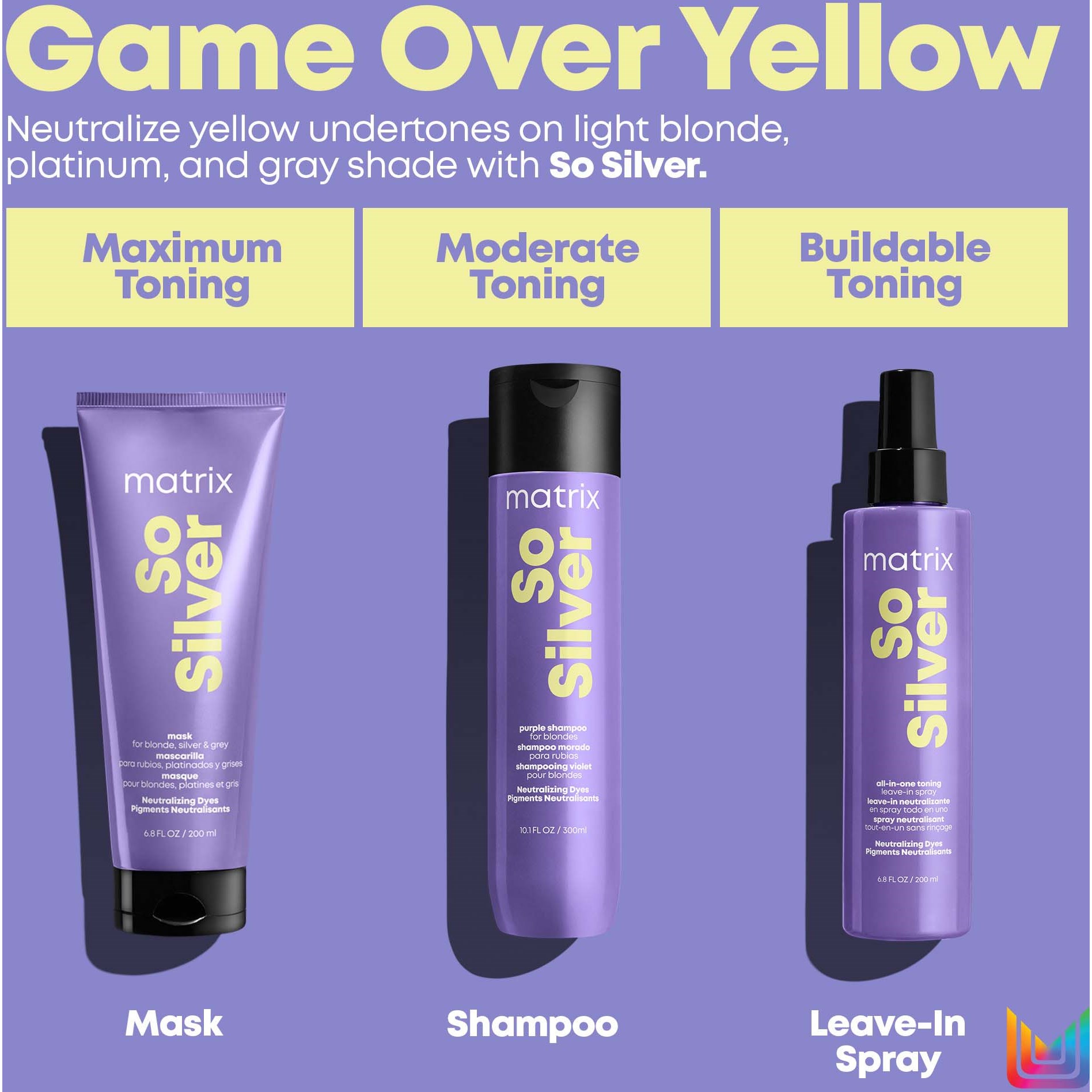 Matrix So Silver Total Results Purple Shampoo 300 ml (obrázok 4)