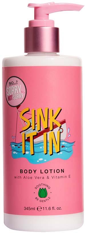 SO…? Sorry Not Sorry (Pink) Sink It In Body Lotion 345 ml