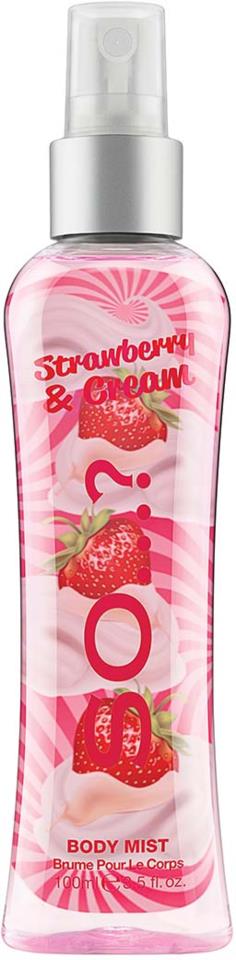 SO…? Strawberry & Cream Body Mist 100 ml