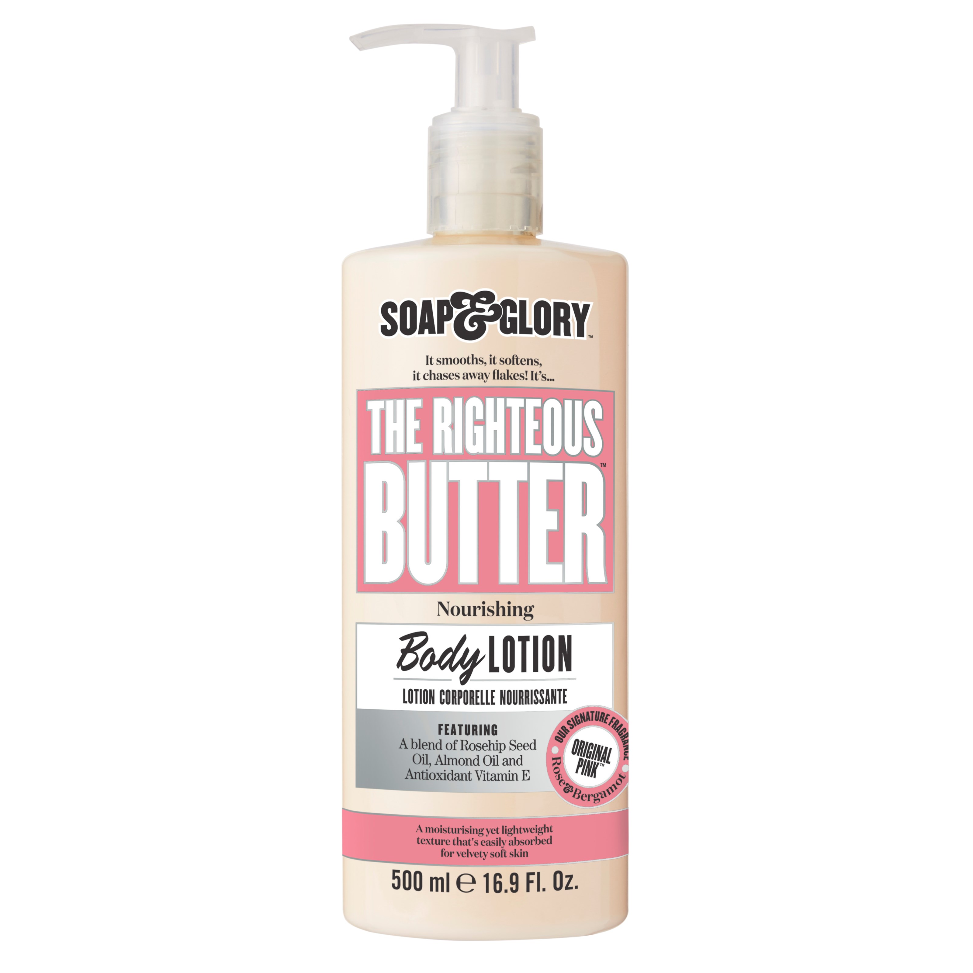 Läs mer om Soap & Glory Original Pink The Righteous Butter Body Lotion 500 ml