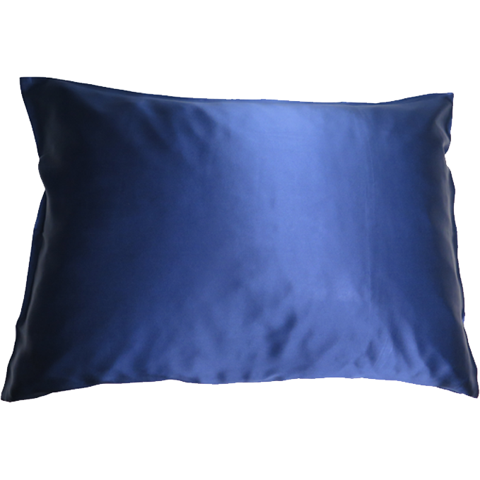 Läs mer om Soft Cloud Mulberry silk pillowcase 50x60 cm navy