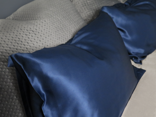 Soft Cloud Mulberry silk pillowcase 60x70 navy