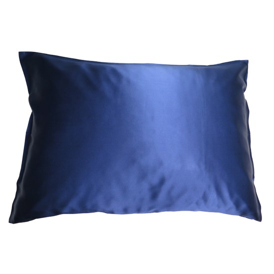 Läs mer om Soft Cloud mulberry silk pillowcase 50 x 70 cm navy