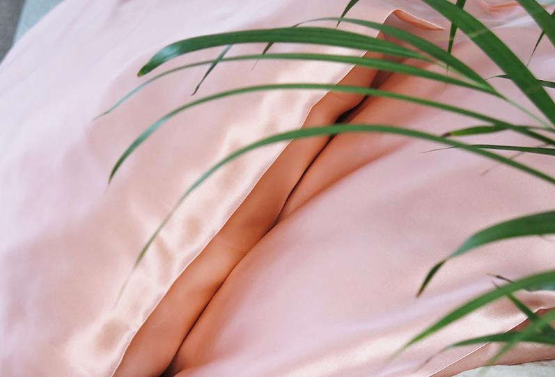 Soft Cloud mulberry silk pillowcase pink