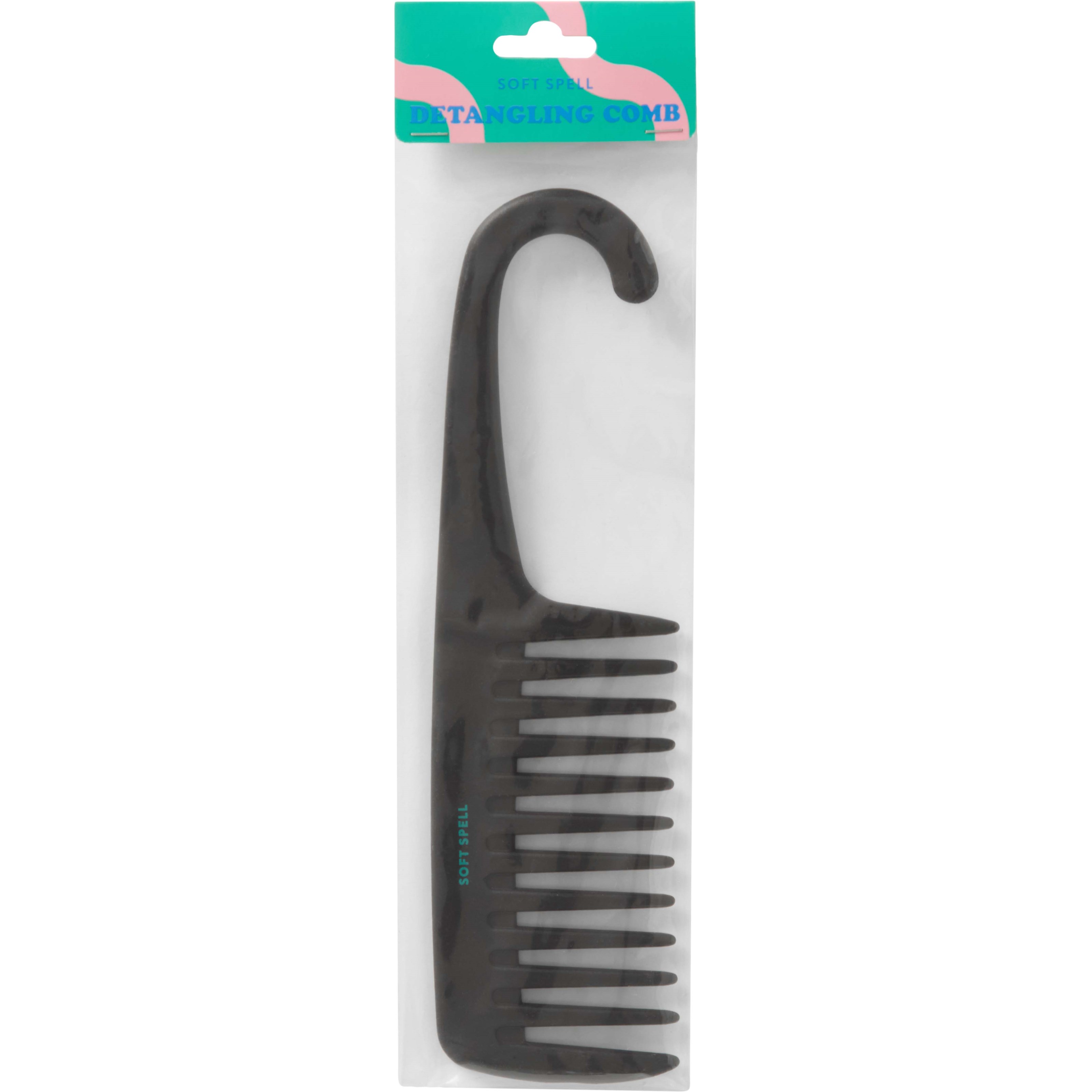 Soft Spell Detangling Comb with Hook – Shower Hair Comb