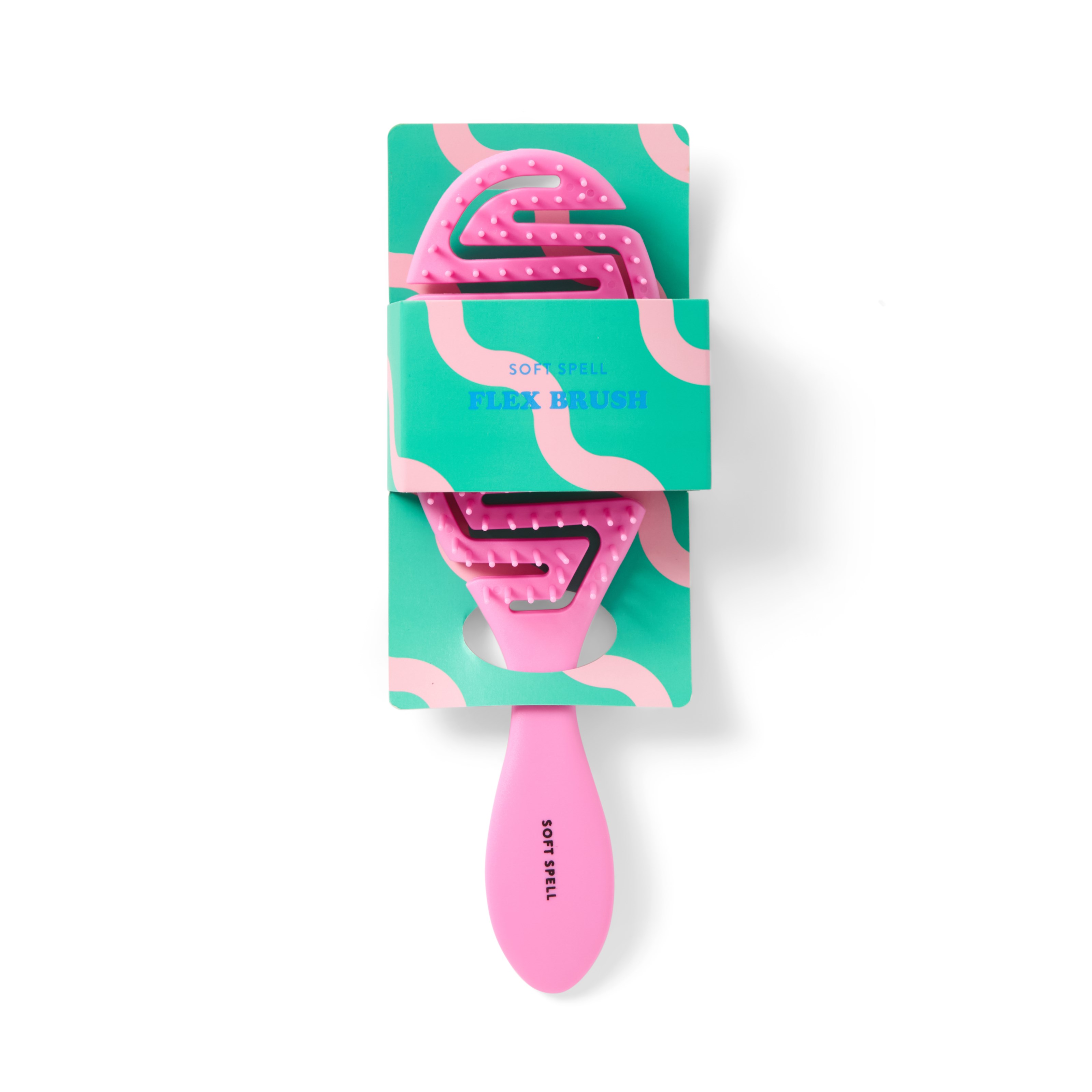 Soft Spell Flexi Brush Detangling Hair Pink 1 stk