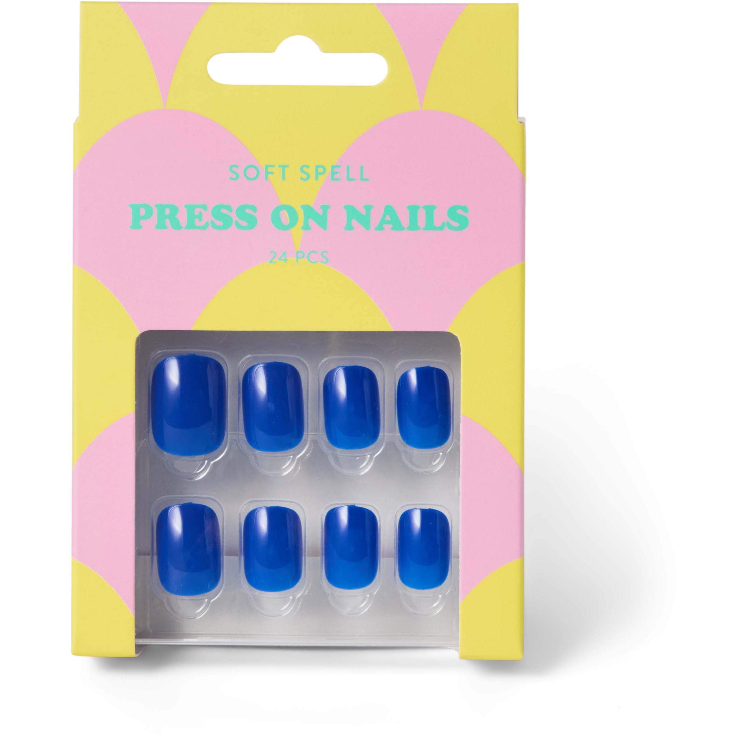 Soft Spell Press On Nails Royal Blue 24 st