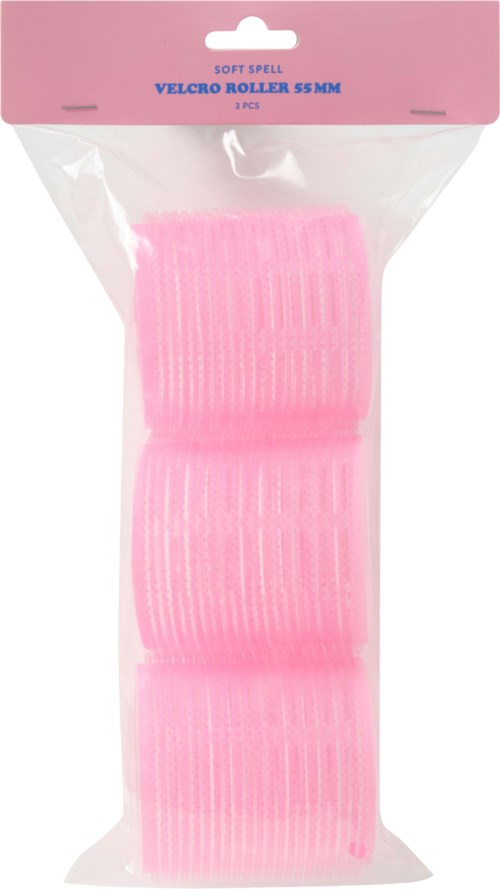 Soft Spell Self-Adhesive Hair Rollers for Natural Curls and Waves 55 mm