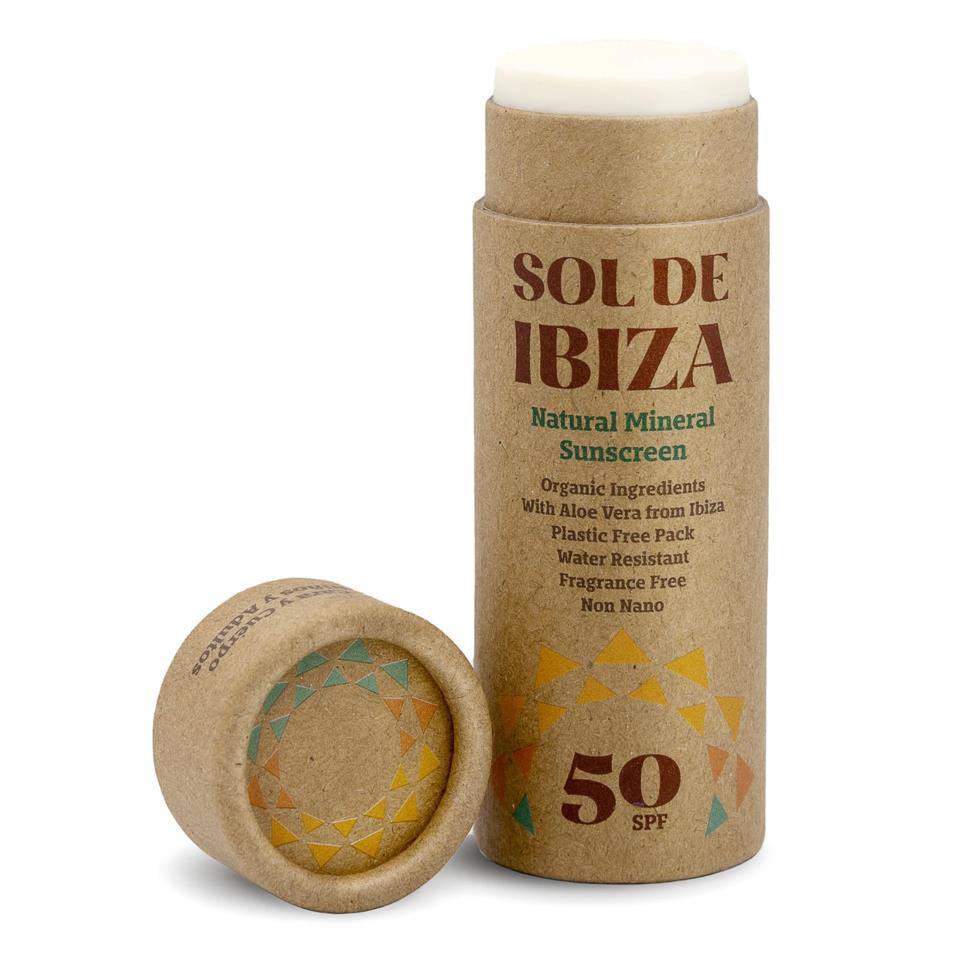 Sol de Ibiza Face & Body Plastic Free Stick SPF50 45 gr