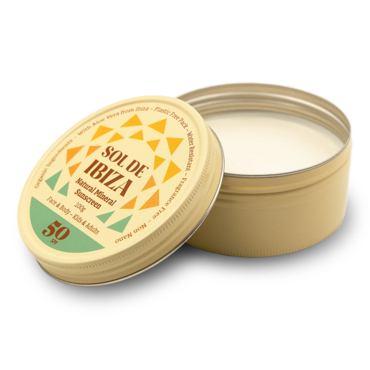 Sol de Ibiza Face & Body Plastic Free Tin SPF 50 100 g | lyko.com