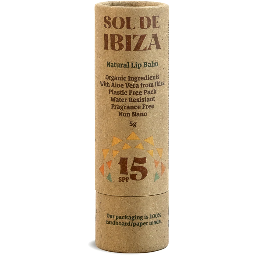 Sol de Ibiza Plastic Free Lip Balm SPF15  5 g
