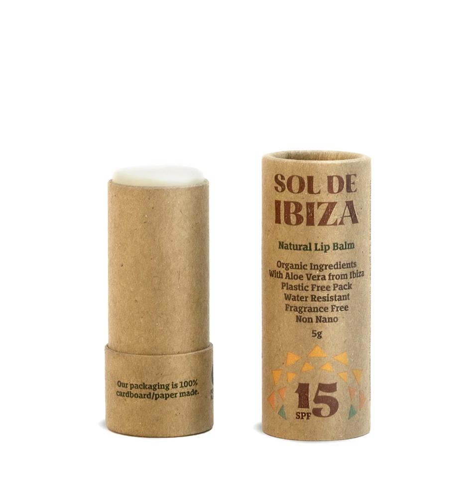 Sol de Ibiza Plastic Free Lip Balm SPF15 5 gr