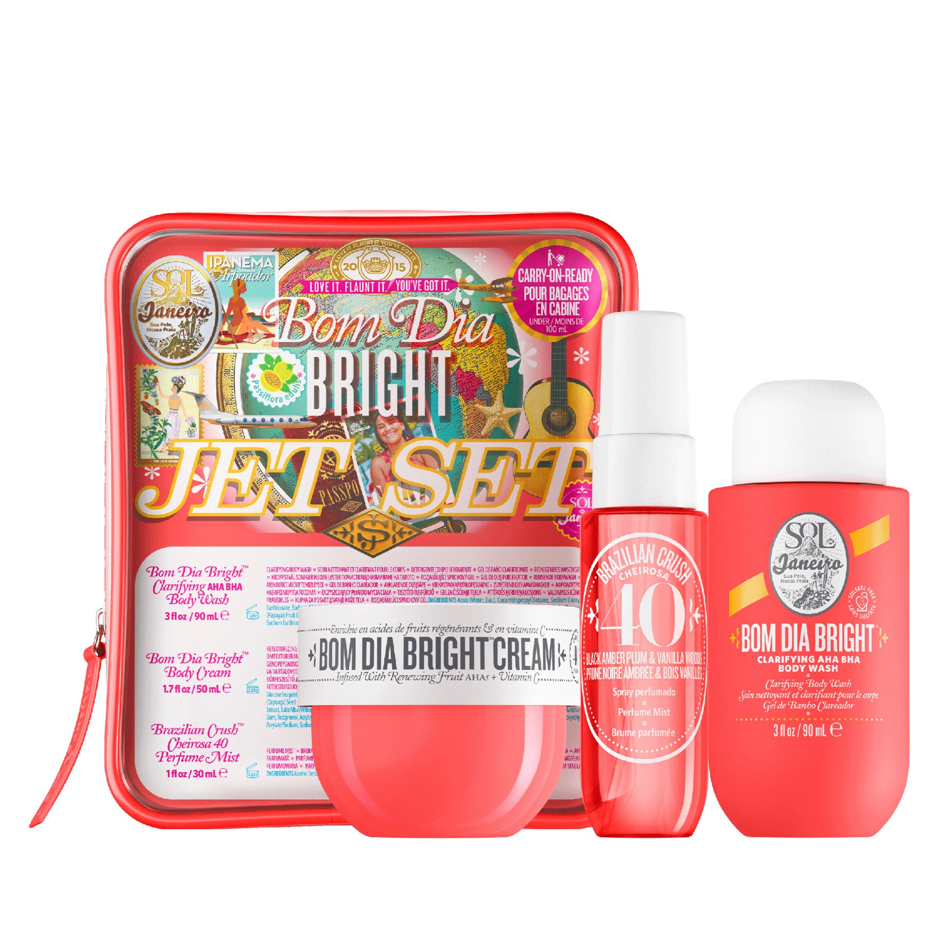 Alternativ bild 1 för Sol de Janeiro Bom Dia Jet Set 3 st