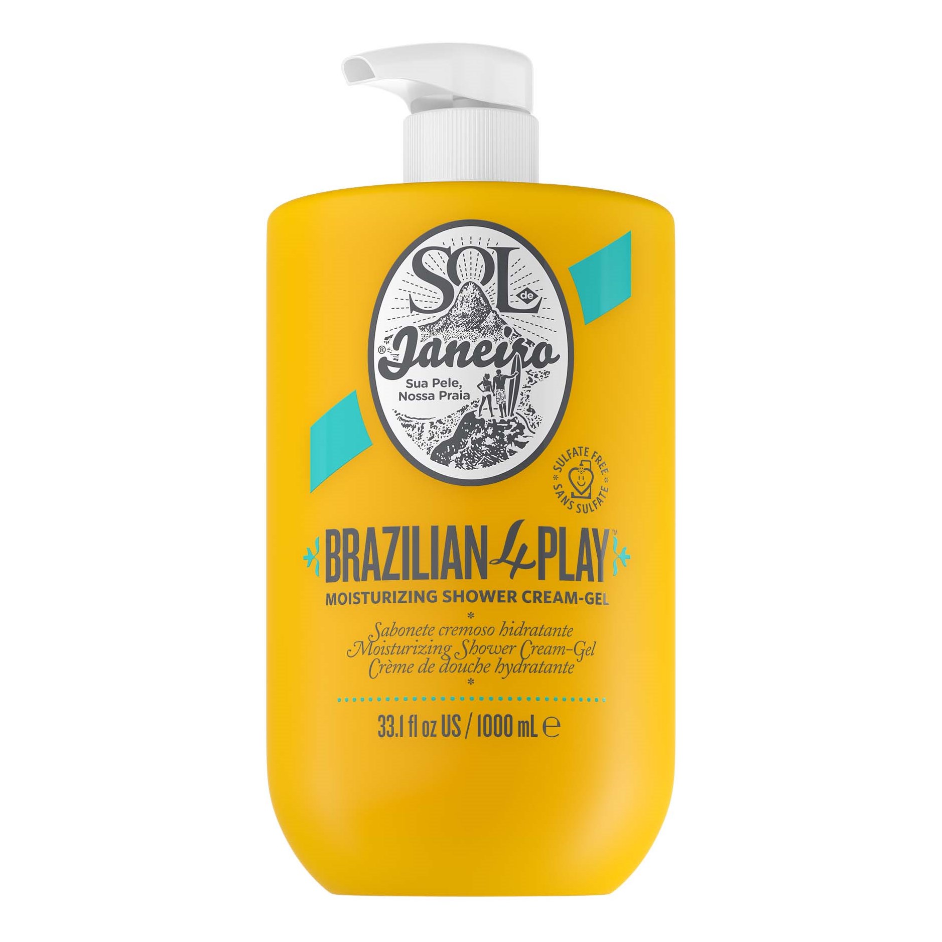 Läs mer om Sol de Janeiro Brazilian 4 Play Moisturizing Shower Cream-Gel 1000 ml