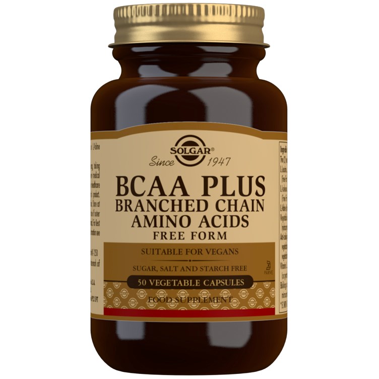 Solgar BCAA Plus Vegetable Capsules 50 st