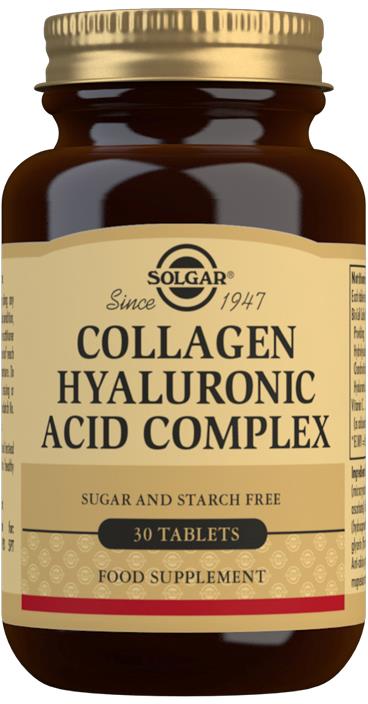 Solgar Collagen Hyaluronic Acid Complex Tablets 30st