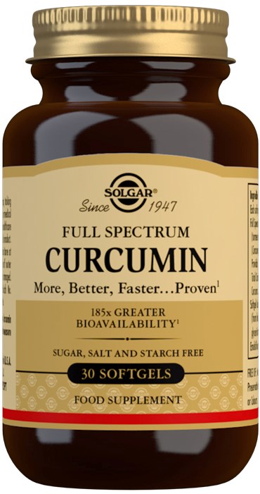 Solgar Full Spectrum Curcumin 185x Softgels 30 st
