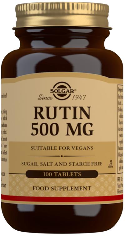 Solgar Rutin 500 mg Tablets 100 st | lyko.com