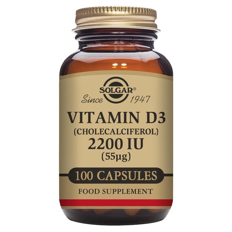 Solgar Vitamin D3 2200 IU 100kaps