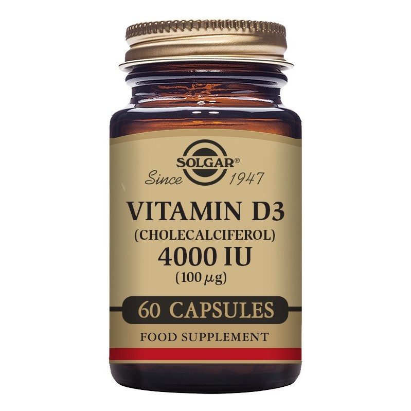 Solgar Vitamin D3 4000 IU 60kaps