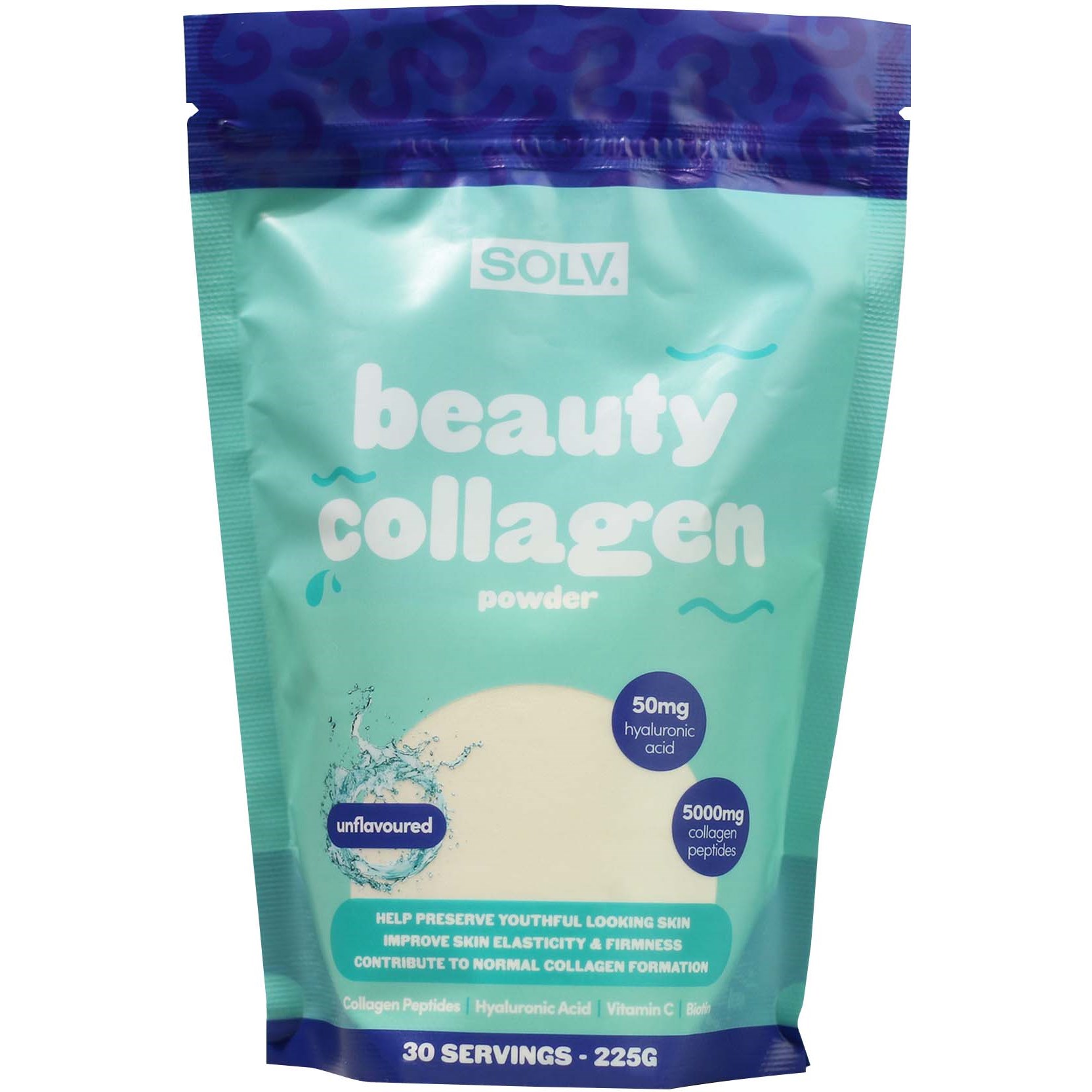 SOLV Beauty Collagen Unflavoured 225 g