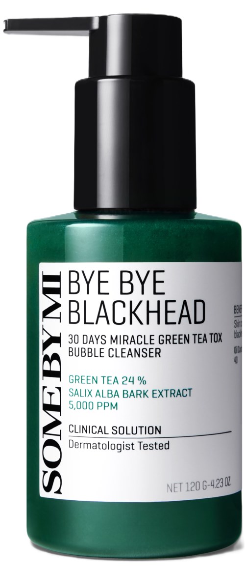 SOME BY MI Bye Bye Blackhead 30 Days Miracle Green Tea Tox Bubble Cleanser 120 st