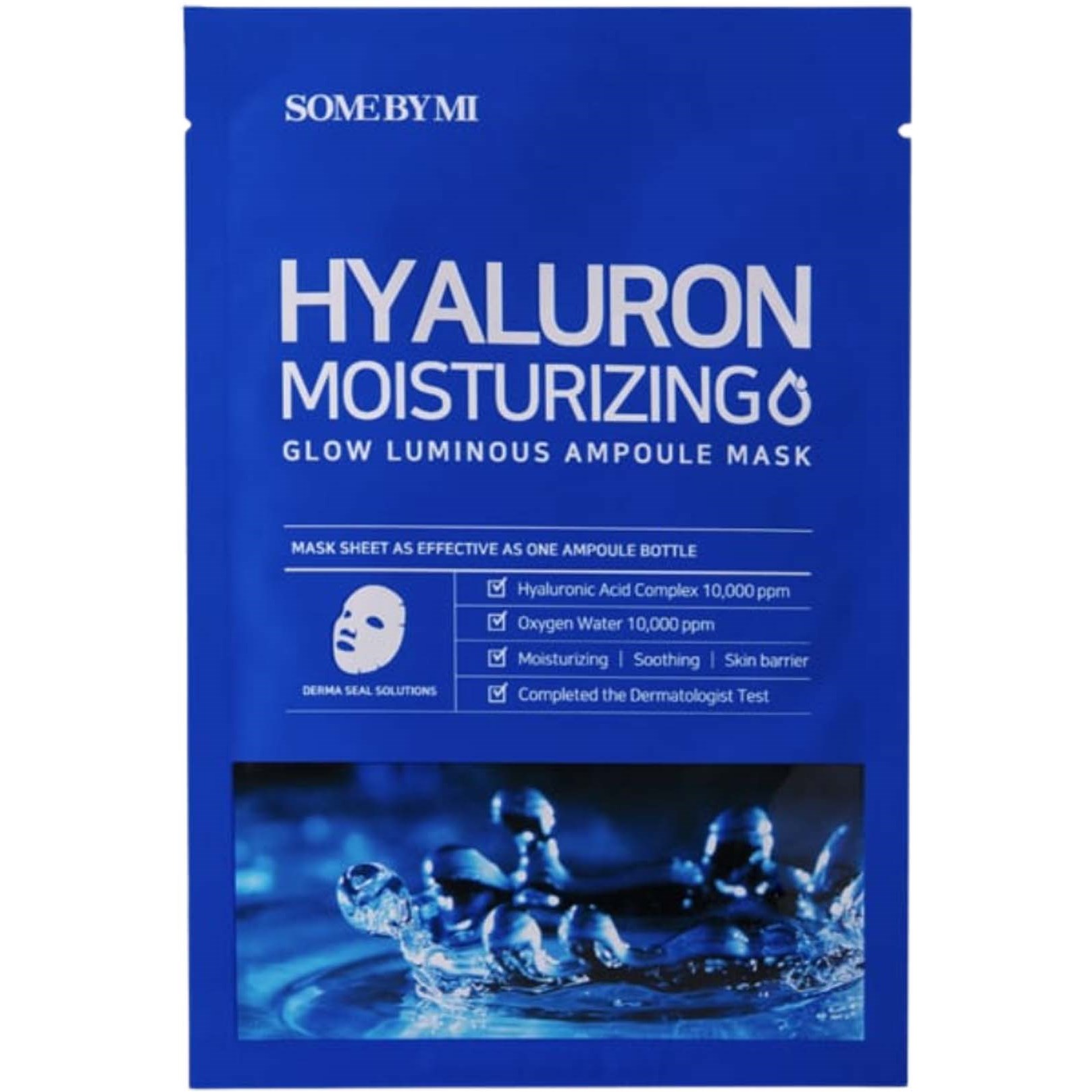 SOME BY MI Hyaluron Moisturizing Glow Luminous Ampoule Mask 10 g