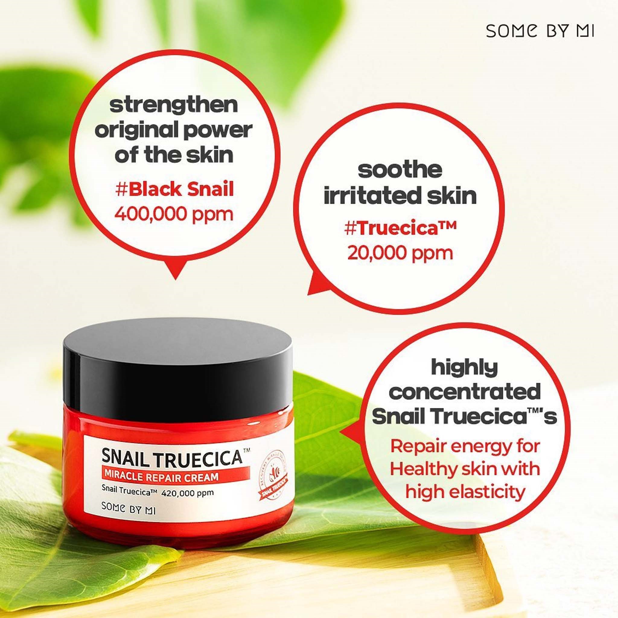 SOME BY MI Snail Truecica Miracle Repair Cream 60 g (obrázok 4)