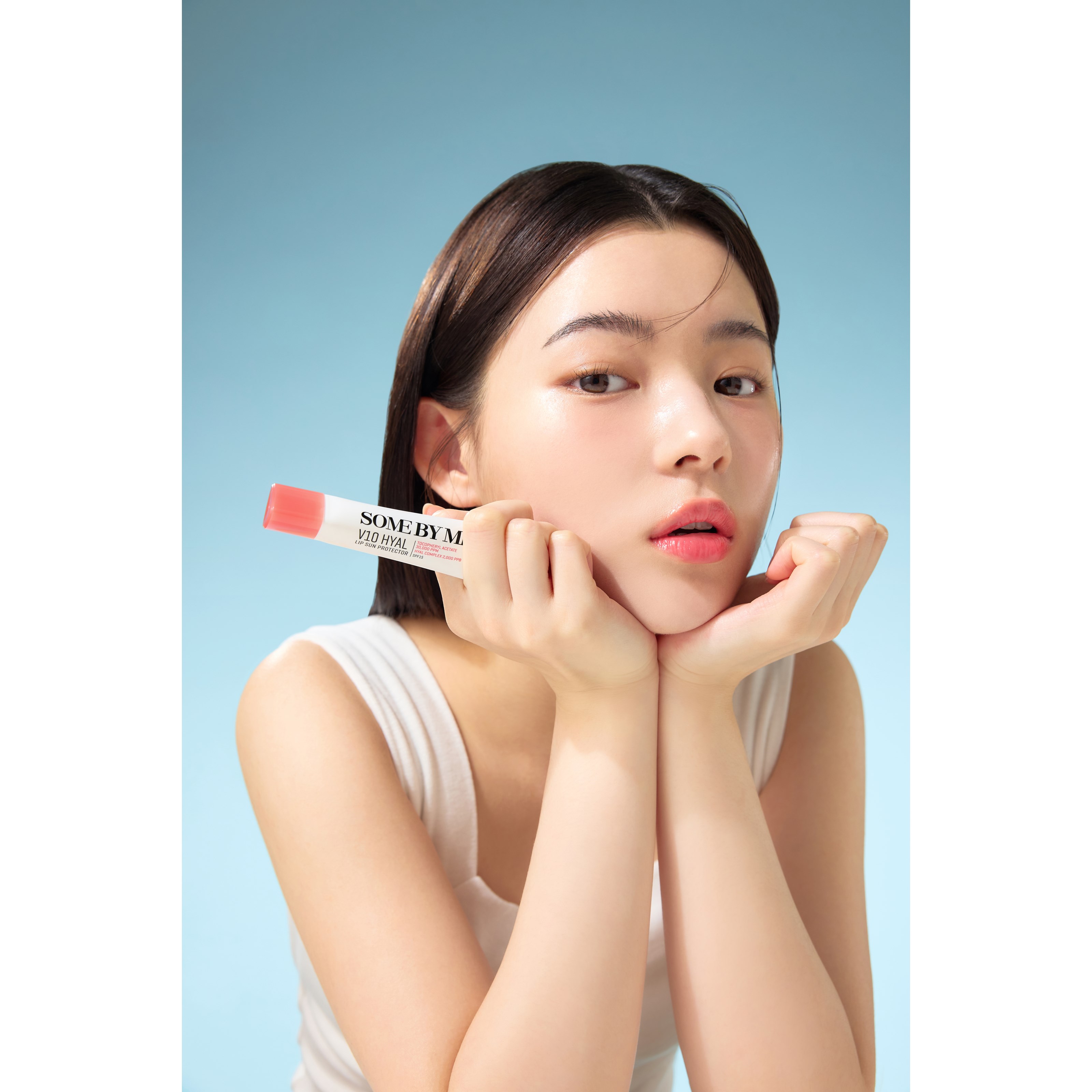 Alternativ bild 1 för SOME BY MI - V10 Hyal Lip Sun Protector SPF 15 (#Rosy)