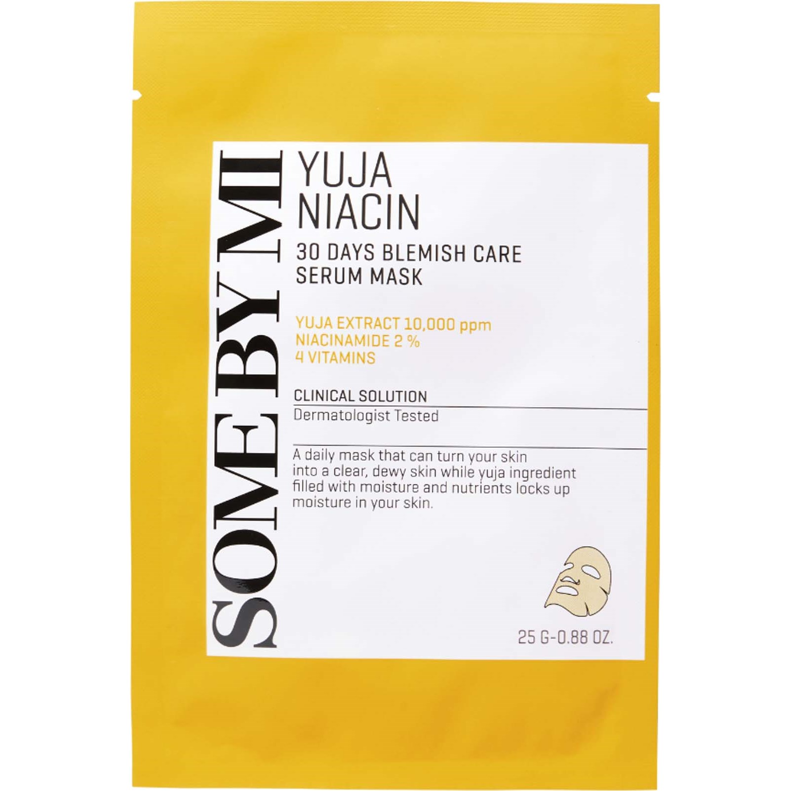 SOME BY MI Yuja Niacin 30 Days Blemish Care Serum Mask 26 g