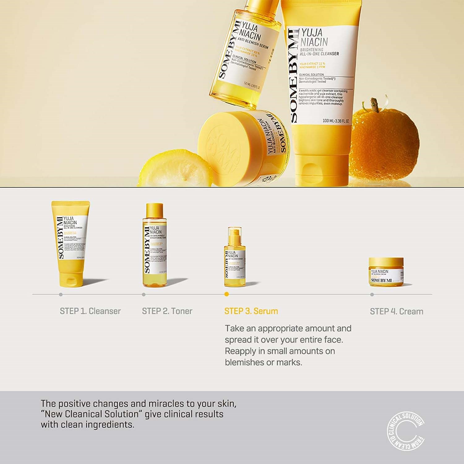SOME BY MI Yuja Niacin Anti Blemish Serum 50 ml (obrázok 6)