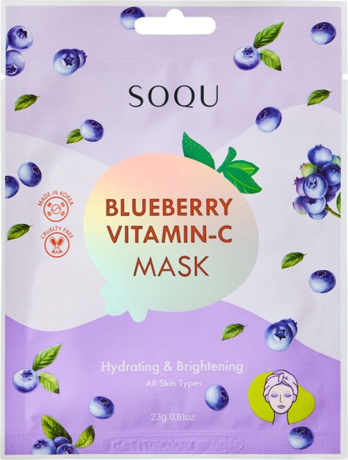 SOQU Blueberry Vitamin C Sheet Mask