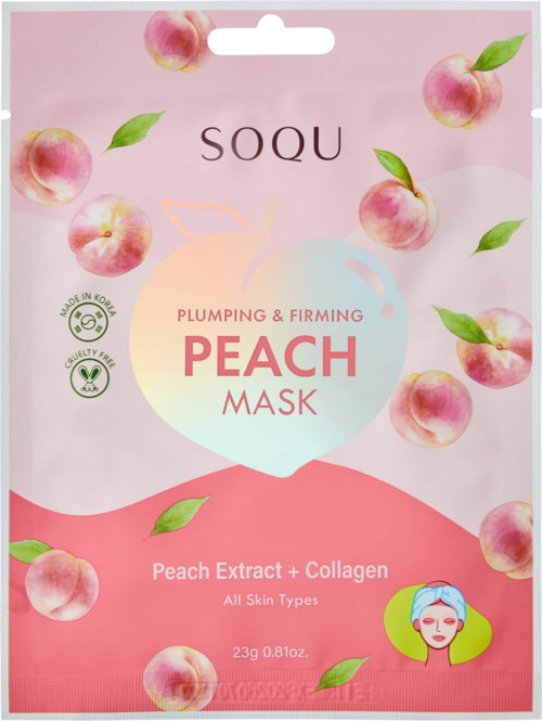 SOQU Peach Sheet Mask