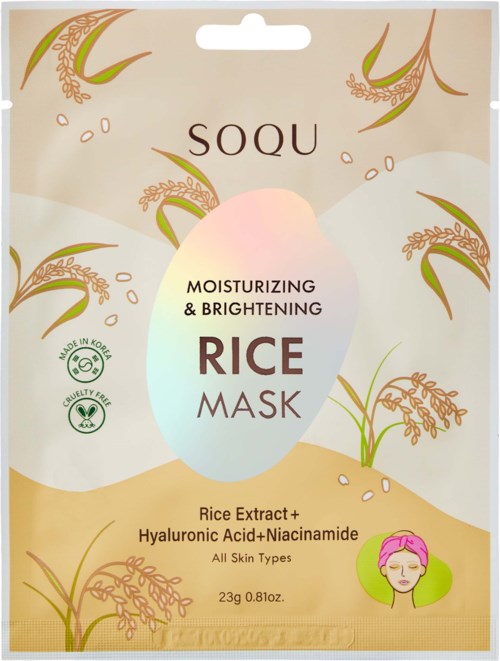 SOQU Rice Sheet Mask