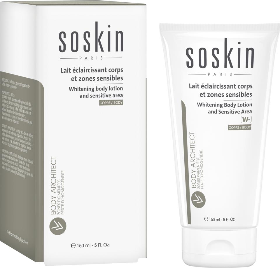 SOSkin Body Arhitect Whitening Body Lotion And Sensitive Area 150ml