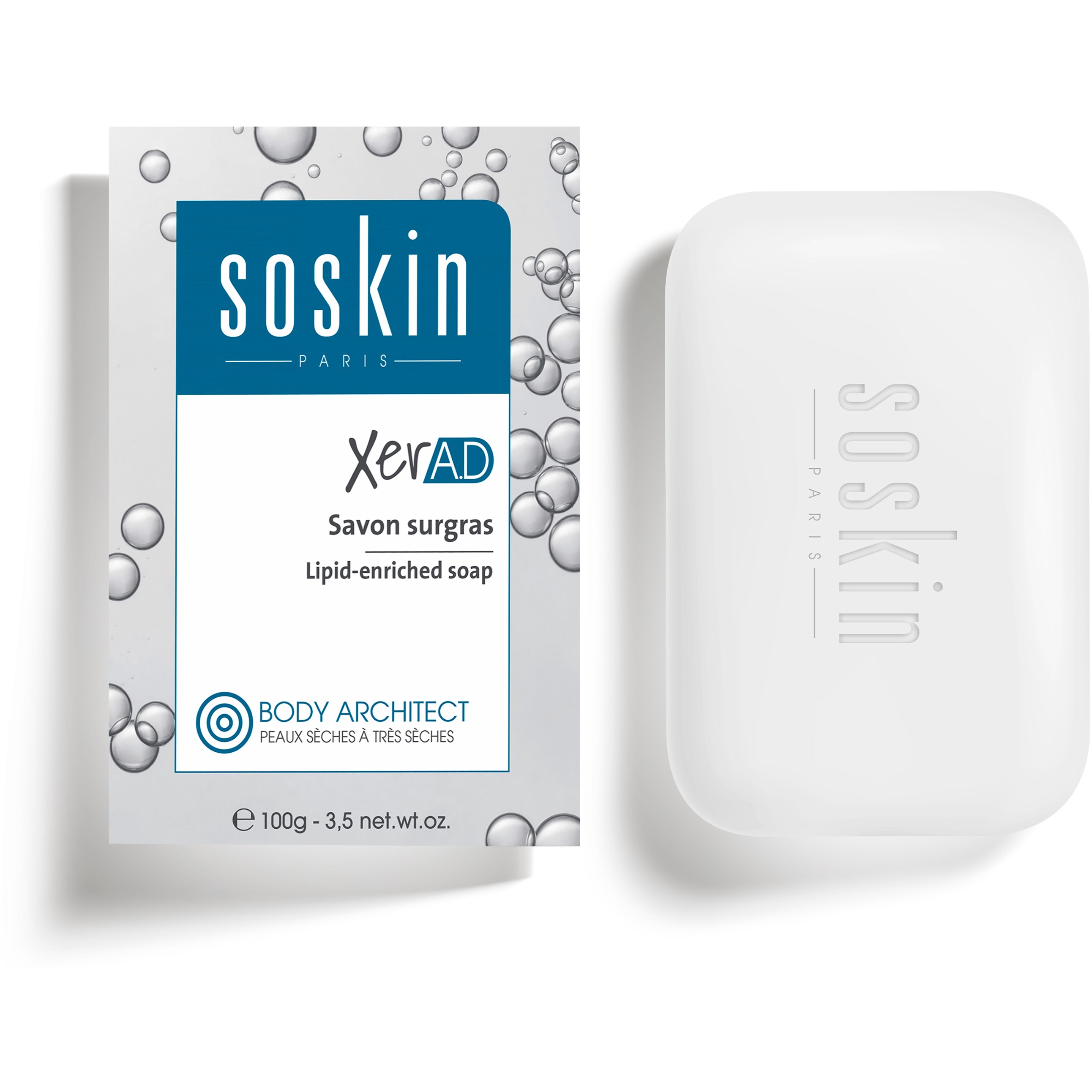 Läs mer om SOSkin Body Arhitect Xer A.D Lipid-Enriched Soaps 2-pack 200 g